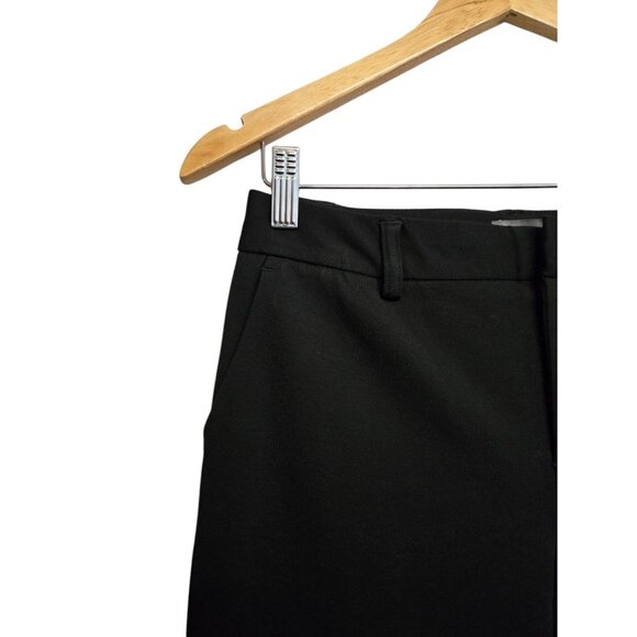 Vince Camuto Womens 0 Black Slim Leg Tech Ponte Ankle Pants Trousers Office Wear - Picture 7 of 8